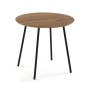 Set of 2 tables Versa Metal MDF Wood 50 x 49 x 50 cm (2 Units)