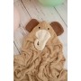 Bath towel Crochetts Beige 120 x 2 x 110 cm Elephant