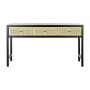 Console DKD Home Decor 135 x 38 x 76 cm Fir Natural Black