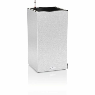 Pot auto-arrosant Lechuza Blanc 40 x 40 x 56 cm LED