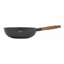 Wok Oroley Nature Bois Aluminium fondu 30 cm