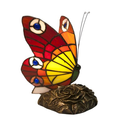 Lampe de bureau Viro Mariposa Multicouleur Zinc 60 W 23 x 28 x 23 cm Papillon