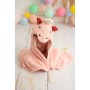 Bath towel Crochetts Pink 126 x 2 x 110 cm Unicorn