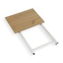 Folding Table Versa Gala Metal MDF Wood 37,5 x 65,5 x 47,5 cm
