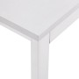 Dining Table Versa Avant White PVC MDF Wood 75 x 75 x 120 cm
