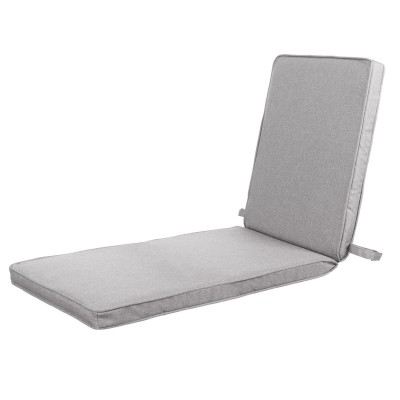 Cushion for lounger Grey 190 x 55 x 4 cm