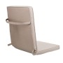Chair cushion Beige 123 x 48 x 4 cm