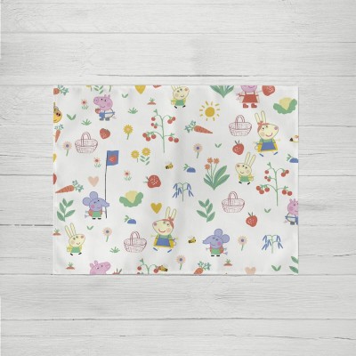 Set de table Kids&Cotton Vegetables 02 Multicouleur 45 x 35 cm 2 Unités