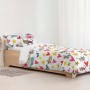 Housse de Couette Decolores Gatets Multicouleur 175 Fils 200 x 200 cm Goulot de bouteille