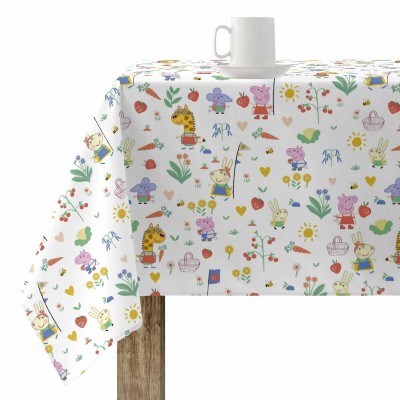 Stain-proof resined tablecloth Belum Vegetables 02 140 x 140 cm