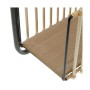 Magazine rack Versa Metal Resin MDF Wood 12 x 68 x 32 cm Modern