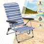 Folding Chair Aktive Mykonos Striped 47 x 85 x 50 cm (4 Units)