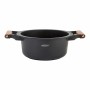 Casserole avec Couvercle Oroley Nature Bois 24 cm Aluminium fondu