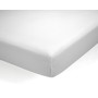 Fitted bottom sheet Alexandra House Living QUTUN White 140 x 1 x 200 cm