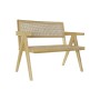 Bench with backrest DKD Home Decor Natural Vintage 105,5 x 62 x 83 cm