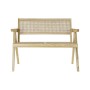 Bench with backrest DKD Home Decor Natural Vintage 105,5 x 62 x 83 cm