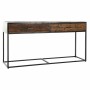 Console DKD Home Decor 8424001772179 Noir Multicouleur Naturel Brun foncé Métal Bois Recyclé Bois de manguier 150 x 43 x 77 cm