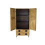 Armoire DKD Home Decor 80 x 35 x 176 cm Sapin Noir Métal Marron