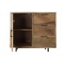 Sideboard DKD Home Decor Natural Metal Mango wood 90 x 40 x 87 cm