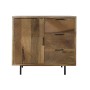 Buffet DKD Home Decor Naturel Métal Bois de manguier 90 x 40 x 87 cm