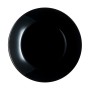 Flat plate Arcopal Black Glass (Ø 25 cm)