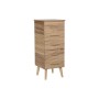 Chest of drawers DKD Home Decor Golden Light brown Wood Paolownia wood MDF Wood Scandi 45 x 40 x 100 cm 42 x 40 x 100 cm