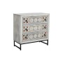 Commode DKD Home Decor Céramique Gris Blanc Bois de manguier (80 x 38 x 80 cm)