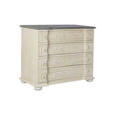 Caisson à Tiroirs DKD Home Decor 100 x 50 x 83,5 cm Gris Beige Gris foncé Bois de manguier Bois MDF