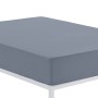 Fitted sheet Alexandra House Living Steel Grey 200 x 200 cm