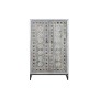 Cupboard DKD Home Decor Grey White Mango wood (90 x 38 x 150 cm)