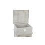 Chest of drawers DKD Home Decor Beige Grey Wood 36 x 31 x 96,7 cm