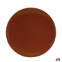 Plateau Raimundo Barro Profesional Marron Céramique Faïence Ø 22 cm Réfracteur (12 Unités)