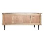 TV furniture DKD Home Decor Natural Metal Mango wood 140 x 40 x 55 cm