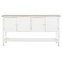 Buffet DKD Home Decor Blanc Sapin Bois MDF 160 x 40 x 86 cm