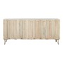 Sideboard DKD Home Decor 160 x 38 x 75 cm Golden Wood White Light brown