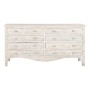 Chest of drawers Home ESPRIT White Natural Mango wood MDF Wood 145 x 41 x 75 cm