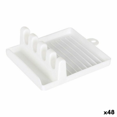 Support pour Ustensiles de Cuisine Quttin Blanc 14 x 12,5 cm (48 Unités)