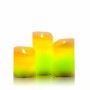 Bougies LED Multicolores Effet Flamme avec Télécommande Lendles InnovaGoods Blanc 3 Unités (Reconditionné A)