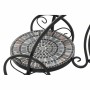 Planter DKD Home Decor Black Multicolour Ceramic Ironwork Mosaic Bicycle 70 x 28 x 57 cm (2 Units) (70 x 28 x 57 cm)