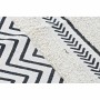 Tapis DKD Home Decor Noir Zigzag Blanc (160 x 226 x 0,7 cm)