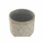 Cache-pot DKD Home Decor Blanc Bicolore Métal 31 x 31 x 86 cm (2 Unités)