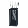 Fireplace Utensils DKD Home Decor Stainless steel (16 x 16 x 50 cm) (4 Pieces)