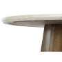 Table de Salle à Manger DKD Home Decor Marron Noir Beige Marbre Bois de manguier 120 x 120 x 78 cm 120 x 120 x 76 cm