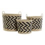 Set de basket DKD Home Decor Fibre (40 x 40 x 35 cm)