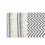 Carpet DKD Home Decor Black Zigzag White (120 x 180 x 0,7 cm)