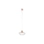 Ceiling Light DKD Home Decor 34 x 34 x 21 cm Silver Black Grey Pink Metal White 50 W 60 W Pinewood