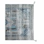 Tapis DKD Home Decor Finition vieillie Bleu Coton Arabe (120 x 180 x 1 cm)