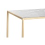 Set of 2 tables DKD Home Decor White Black Golden 100 x 28 x 80 cm