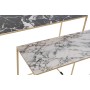 Set of 2 tables DKD Home Decor White Black Golden 100 x 28 x 80 cm