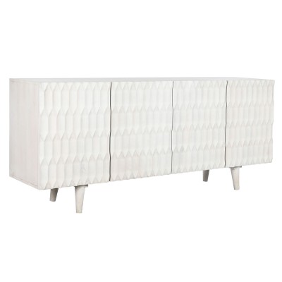 Buffet DKD Home Decor 177 x 40 x 75 cm Blanc Bois de manguier